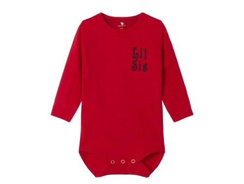 Name It body salsa med lillesøster print